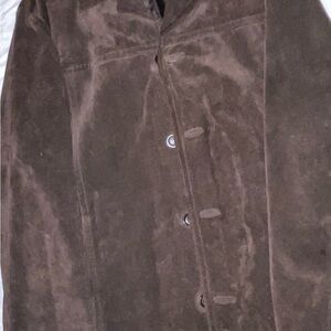 Women's Brown Suede coat